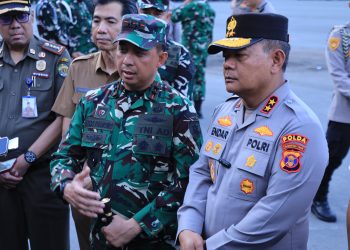 Sinergi TNI-Polri Perkuat Pengamanan Aksi Unjuk Rasa di Samarinda
