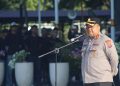 Brimob Polda Kaltim Gelar Apel Gabungan, Pastikan Pengamanan Aksi Berjalan Kondusif