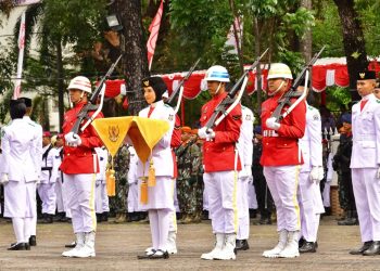 Paskibraka Sulsel Jalankan Tugas dengan Penuh Haru di HUT ke-80 RI