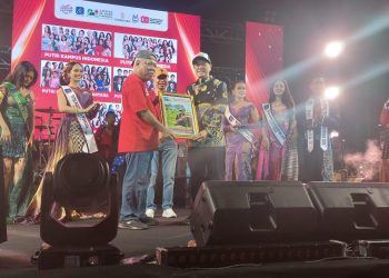 Pesta Rakyat HUT ke-80 RI di IKN, Ribuan Warga Tumpah Ruah, Polres PPU Kawal Hingga Kondusif