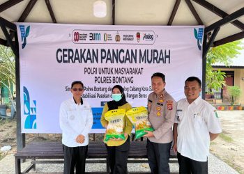 Polsek Muara Badak Gelar Gerakan Pangan Murah, Sediakan Bahan Pangan dengan Harga Terjangkau