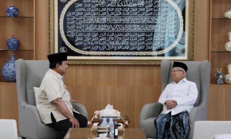 Presiden Prabowo Sambangi Kediaman K.H. Ma’ruf Amin: Silaturahmi Penuh Keakraban