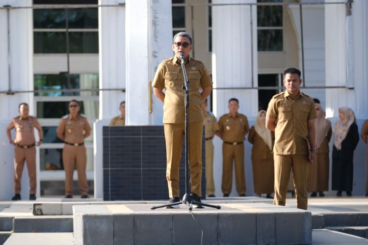 Bupati Jeneponto Pimpin Pelaksanaan Upacara, Ini Penyampaian Bupati Mengenai Isu PBB