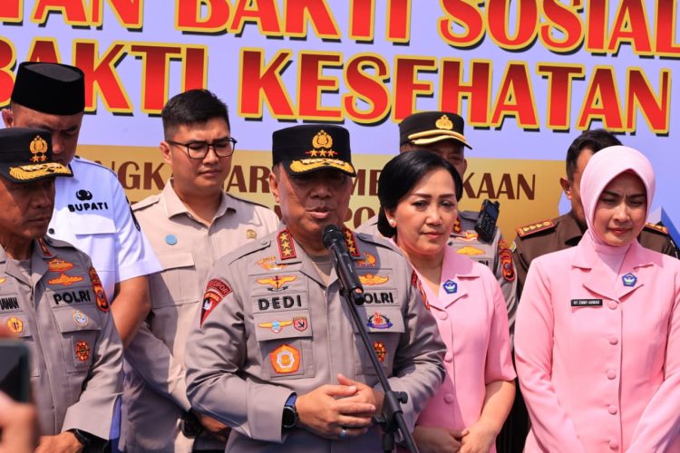 Wakapolri Tinjau Pembangunan SMA Kemala Taruna Bhayangkara dan Gelar Bakti Sosial Serta Bakti Kesehatan di Bogor