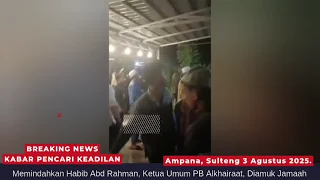 Memindahkan Habib Abd Rahman, Ketua Umum PB Alkhairaat, Diamuk Jamaah