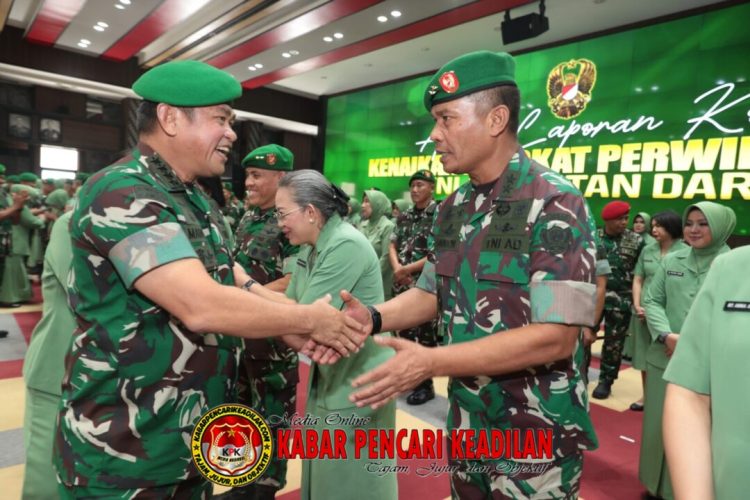 Kasad Terima Laporan Korps, 65 Pati TNI AD Naik Pangkat