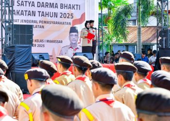 Wakil Gubernur Sulsel Buka Perkemahan Pramuka Warga Binaan se-Sulsel