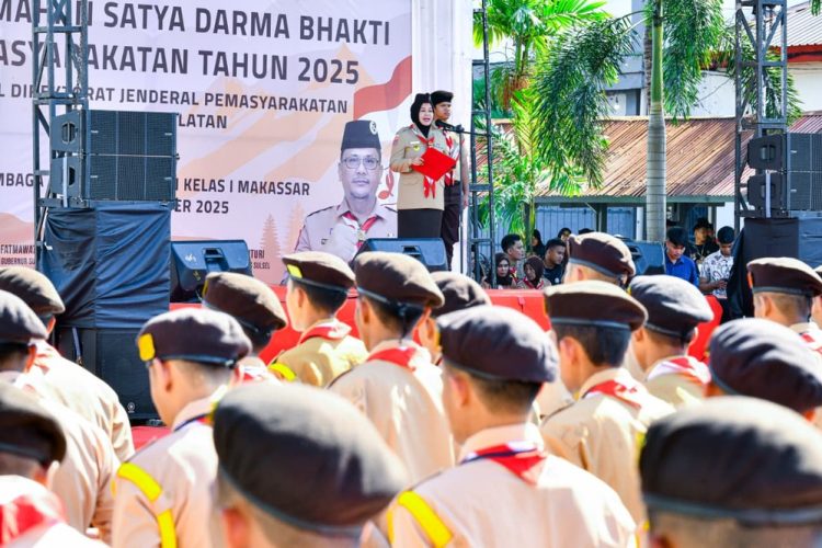 Wakil Gubernur Sulsel Buka Perkemahan Pramuka Warga Binaan se-Sulsel
