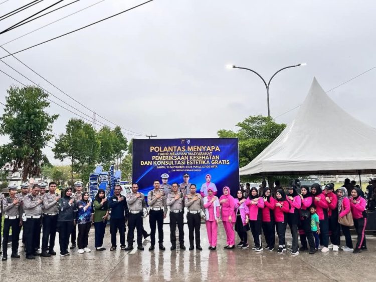 Satlantas Polres PPU Rayakan HUT Lalu Lintas ke-70 dengan Gelar Bhakti Kesehatan