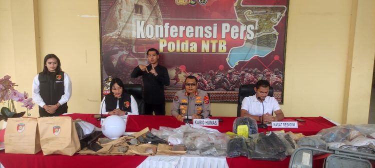 Polda NTB Tetapkan 20 Tersangka Kasus Pengerusakan dan Penjarahan Saat Unjuk Rasa 30 Agustus