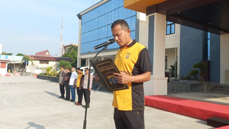 Upaya Polresta Balikpapan dalam Mitigasi Kebugaran Personil Jelang Musim Pancaroba