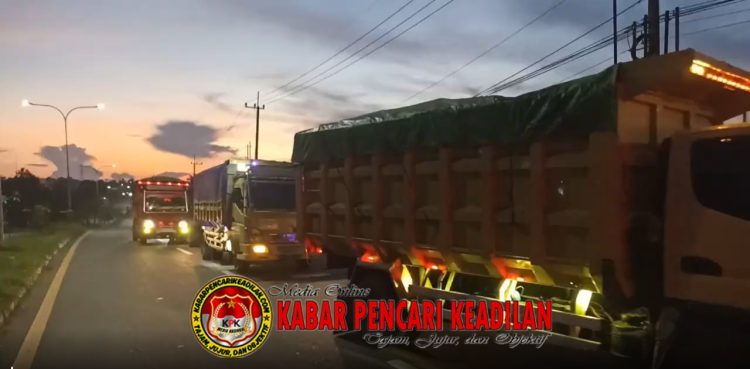 Satgas Penanggulangan Aktivitas Ilegal IKN Bersama Polda Kaltim Amankan 7 Truk Batubara dan Bongkar Aktivitas Ilegal di Kawasan Hutan