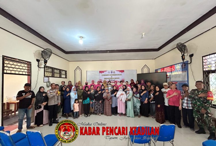 Polwan Polda Kaltim dan Bhayangkari Daerah Kaltim Gelar Aksi Sosial Berbagi di Kelurahan Telaga Sari