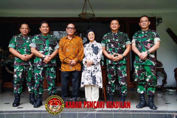 Dansesko TNI Anjangsana Dengan Mantan Panglima TNI Jenderal TNI (Purn) Endriartono Soetarto