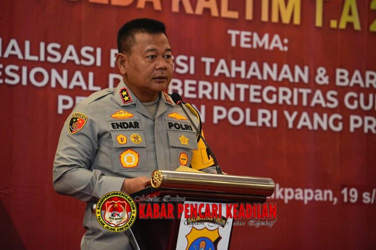 Polda Kaltim Gelar Rakernis Fungsi Tahti 2025 untuk Perkuat Profesionalisme Pengelolaan Tahanan