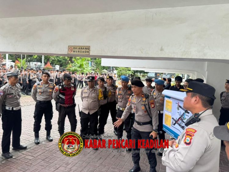 Polrestabes Makassar Turunkan Ratusan Personel, Perketat Pengamanan Sidang Putusan Kasus Dugaan Makar Papua