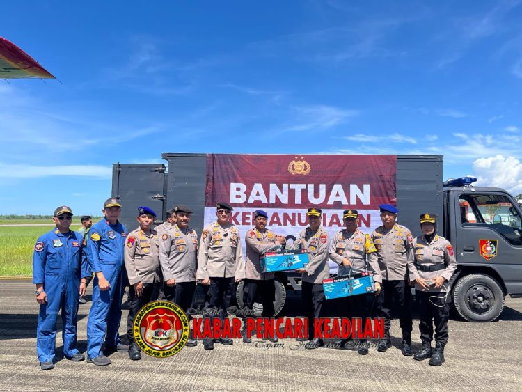 Bantuan Logistik Mabes Polri Tiba di Sumbar, Distribusi Difokuskan ke Daerah Paling Terdampak