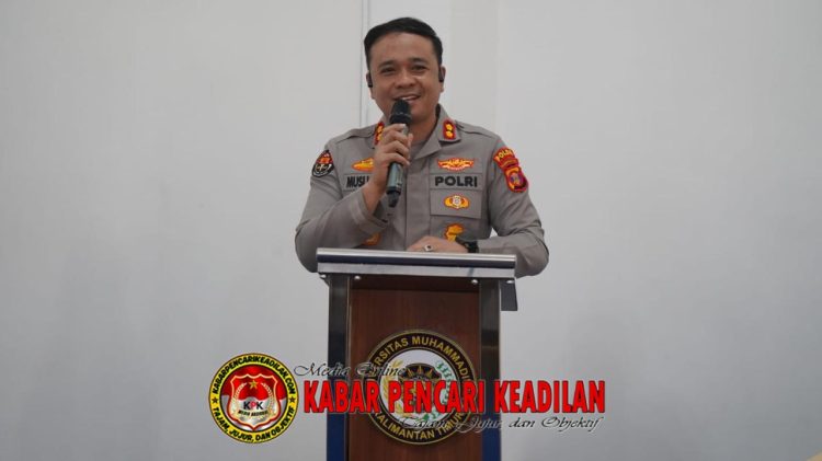 Bid Humas Polda Kaltim Gelar Sosialisasi Pencegahan Penyalahgunaan Narkotika di Universitas Muhammadiyah Kalimantan Timur