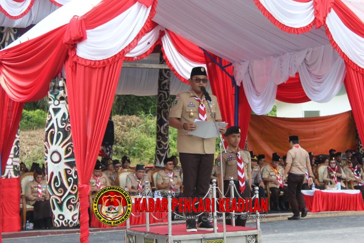 Tegas Langkahnya Kuat Dampaknya, Pramuka Kaltim Gelar Kemah Dewan Kerja 2025