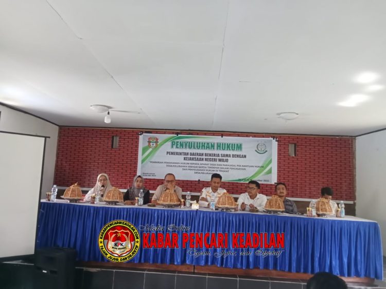 Camat Majauleng Buka Penyuluhan Hukum Bersama Kejaksaan Negeri Wajo, Penguatan Peran Paralegal Jadi Fokus Utama