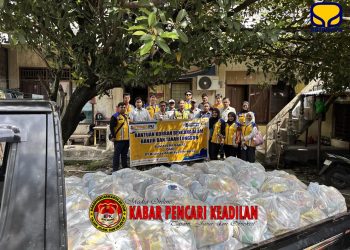 Peduli Jurnalis, 100 Paket Sembako BWSS-V Tiba di Markas KJI Padang