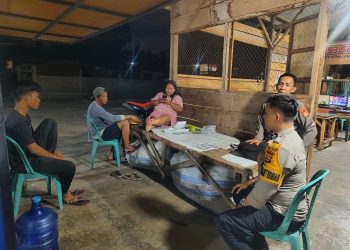 Hadirkan Rasa Aman, Personel Polsek Belawa Laksanakan Patroli Biru di Wilayah Hukum Polres Wajo.