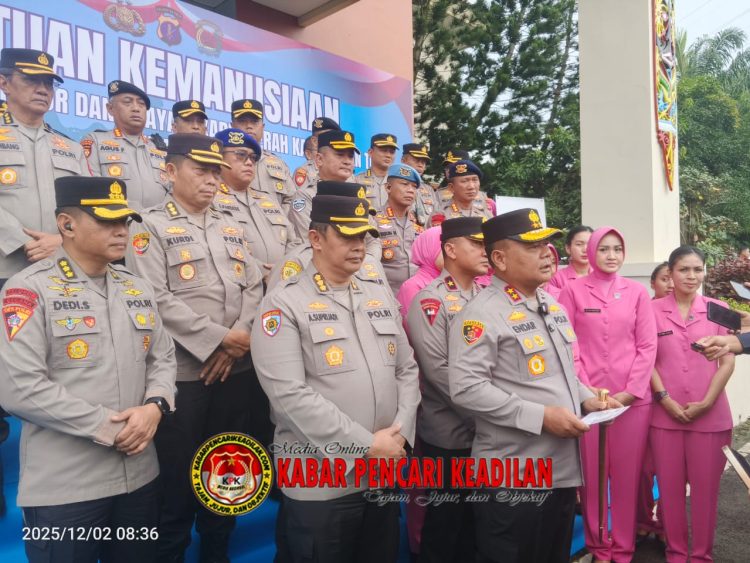 Kepedulian Polri, Polda Kaltim Kirim Bantuan Kemanusiaan Untuk Korban Bencana Alam di Aceh, Sumut dan Sumbar