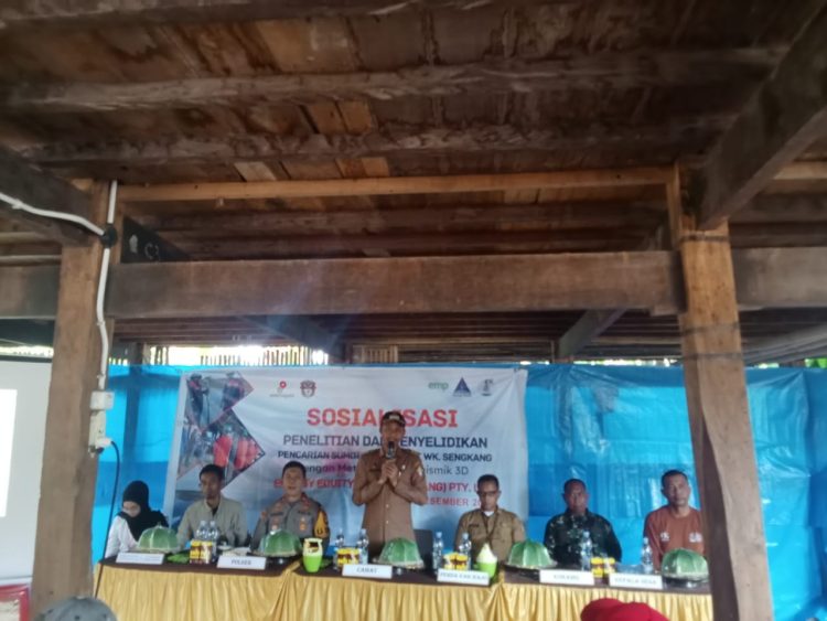 ENERGI EQUITY EPIC (Sengkang).PTY LTD menggelar sosialisasi penelitian dan penyelidikan Blok Wilayah Kerja (WK).