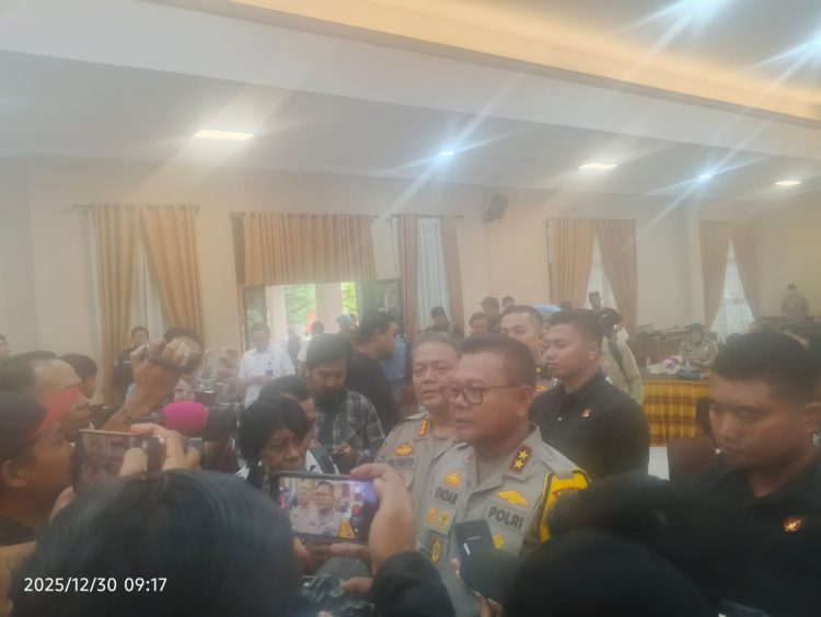 Polda Kaltim Gelar Press Release Akhir Tahun 2025 di Gedung Mahakam Polda Kaltim