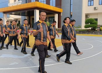 Polresta Balikpapan Gelar Jumat Sehat, Melalui Jalan Santai dan Senam Kebugaran