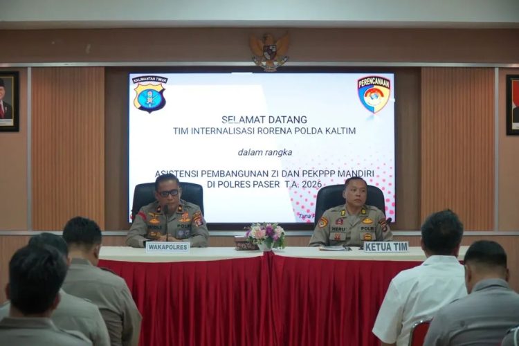 Polres Paser Matangkan Pembangunan Zona Integritas 2026, Terima Pendampingan Rorena Polda Kaltim