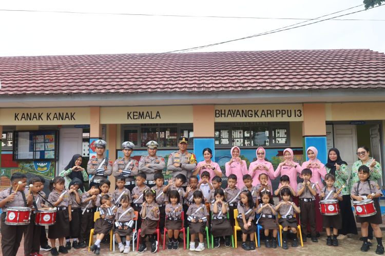 Polantas Menyapa, Satlantas Polres PPU Tanamkan Budaya Tertib Lalu Lintas Sejak Usia Dini