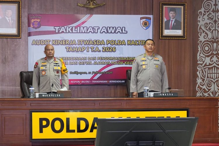 Audit Kinerja Tahap I TA 2026 Dimulai, Wakapolda Kaltim Tekankan Pengawasan