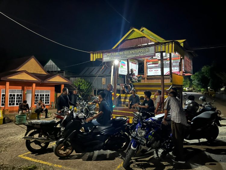 Polisi Gelar Patroli Rutin, Situasi Kamtibmas Pammana Kondusif