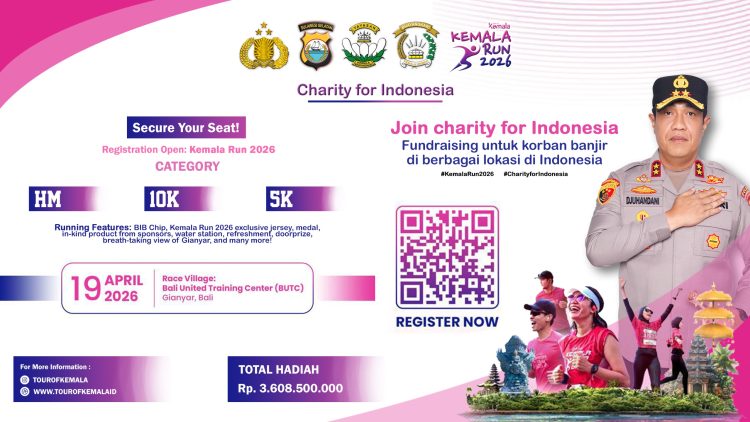 Polda Sulsel Siap Ramaikan Kemala Run 2026 di Bali