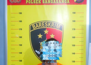 Dini Hari Digelar Operasi Pekat Mahakam 2026, Polsek Sanga Sanga Amankan Pria Pembawa Badik