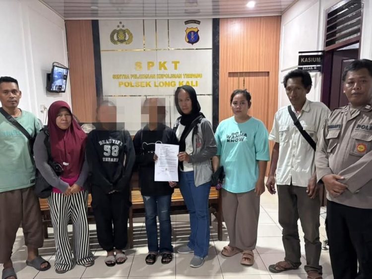 Respon Cepat Polsek Long Kali, Dua Remaja yang Sempat Meninggalkan Rumah Berhasil Dipertemukan Kembali dengan Keluarga