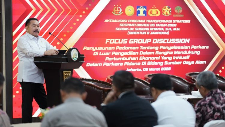 Jaksa Agung Tekankan Pendekatan Restoratif dalam Penanganan Perkara SDA