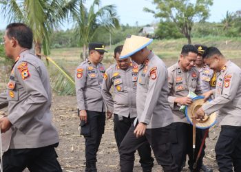 Polres Wajo Tanam Jagung, Dukung Swasembada Pangan Nasional