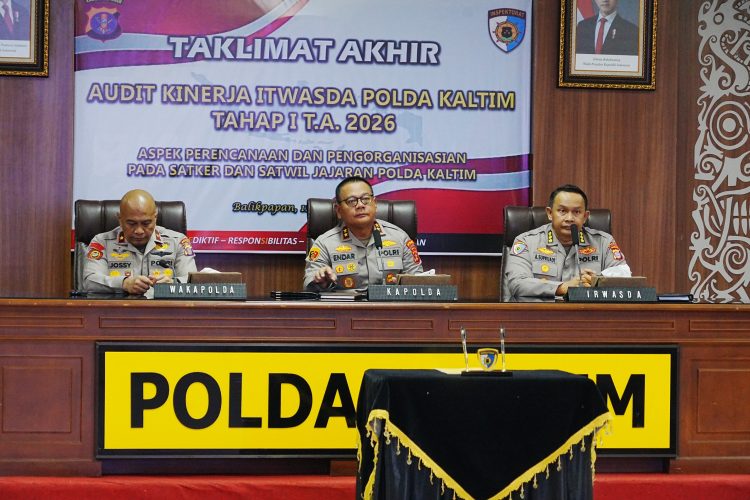 Audit Kinerja Tahap I Tuntas, Kapolda Kaltim Tekankan Perbaikan dan Akuntabilitas Kinerja Satker-Satwil
