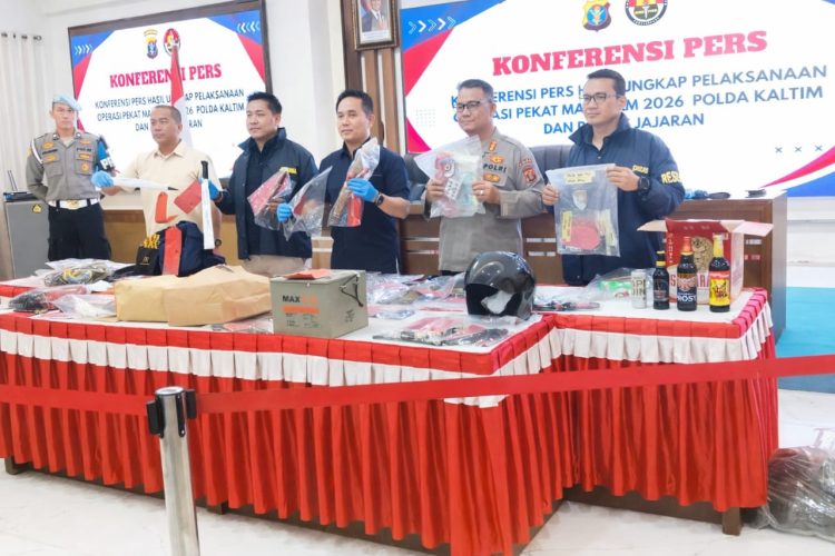 Operasi Pekat Mahakam 2026: Polda Kaltim Sikat 272 Kasus Penyakit Masyarakat, 303 Pelaku Diringkus