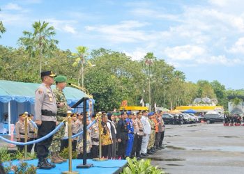 Kapolda Kaltim Irjen Pol Endar Priantoro Pimpin Apel Operasi Ketupat 2026, Pengamanan Mudik Lebaran Diperketat