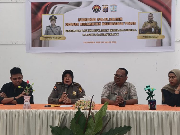 Bidhumas Polda Kaltim Sosialisasikan Pencegahan Kekerasan Seksual di Balikpapan Timur