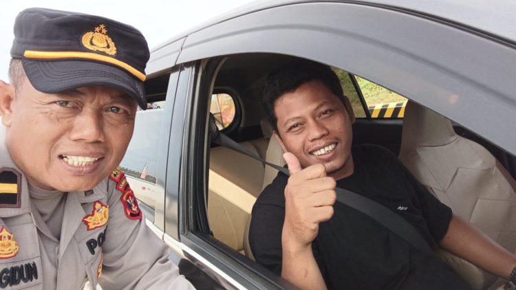 Pengawasan Diperketat, Ipda Sangidun Pantau Langsung Arus Lalin ke IKN