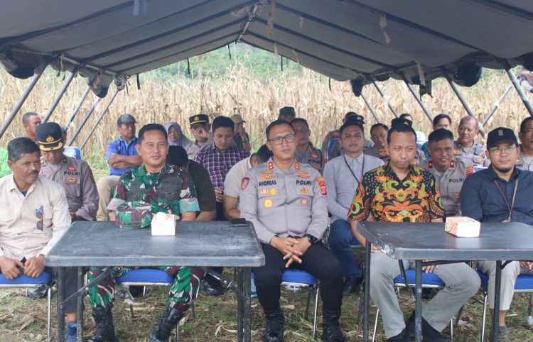 Polres PPU Pimpin Penanaman Jagung Serentak, Dorong Ketahanan Pangan Nasional