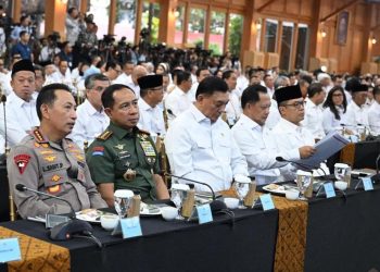 Panglima TNI bersama Kapolri Hadiri Rapat Kerja Pemerintah, Perkuat Sinergi Jaga Stabilitas Nasional
