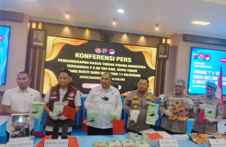 Pukulan Telak untuk Narkoba: Polda Kaltim Sita 11 Kg Sabu, Selamatkan 55 Ribu Jiwa