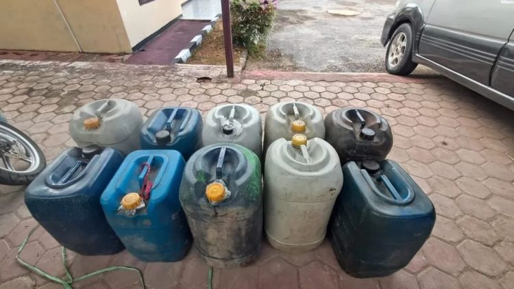 Polsek Loa Kulu Ungkap Penyelewengan BBM Subsidi, Seorang Wanita Diamankan