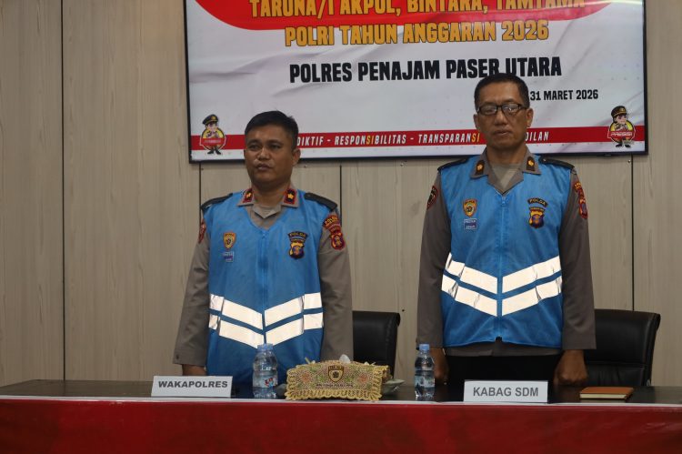 Komitmen Integritas Polri Diteguhkan, Polres PPU Gelar Penandatanganan Fakta Integritas Rekrutmen 2026