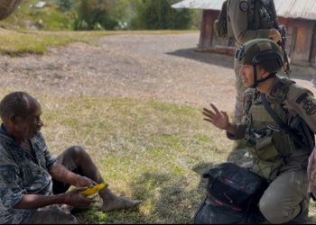 Hadir dengan Sentuhan Humanis, Satgas Damai Cartenz 2026 Perkuat Keamanan dan Kepedulian di Puncak Papua